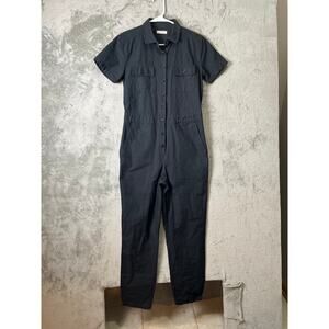 Outerknown S.E.A. Suit Utility Gray Short Sleeve Jumpsuit XS Organic Cotton
